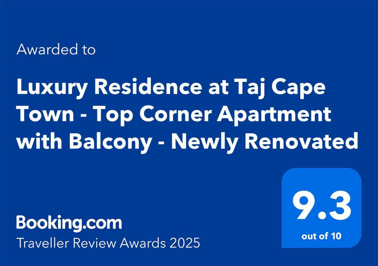 Luxury Residence At Taj Cape Town - Top Corner Apartment With Balcony - Newly Renovated المظهر الخارجي الصورة